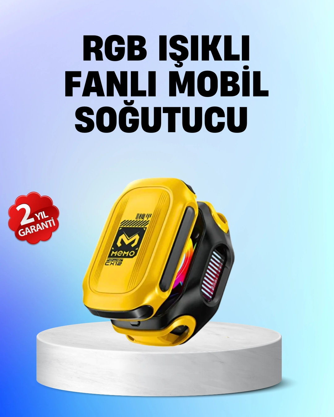 Yarı İletken Çipli Rgb Işıklı Telefon Soğutucu ( Lisinya )