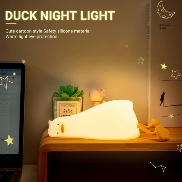 Yatan Ördek Tasarımlı Gece Lambası ( Lisinya ) Yatan Ördek Tasarımlı Gece Lambası ( Lisinya )
