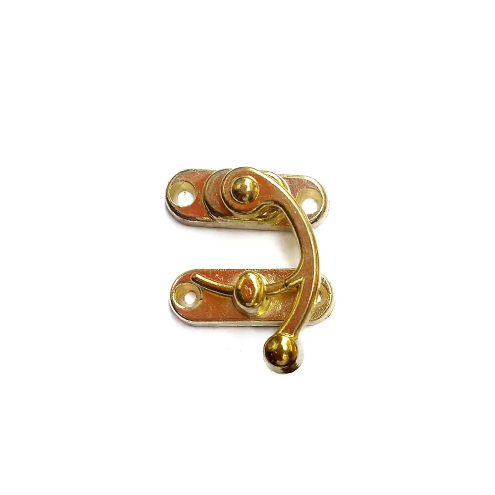 Yay Gözü, Ahşap Kutu Klipsi - Minik 20x24 Mm, Sarı, 100 Adet ( Lisinya )