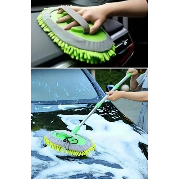 Yedek Bezli Mikrofiber Araba Yıkama Fırçası ( Lisinya ) Yedek Bezli Mikrofiber Araba Yıkama Fırçası ( Lisinya )