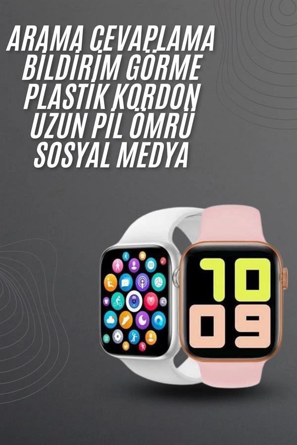 Yeni Model Akıllı Saat Dokunmatik Ekran Unisex Amoled Ekran 44 Mm ( Lisinya )