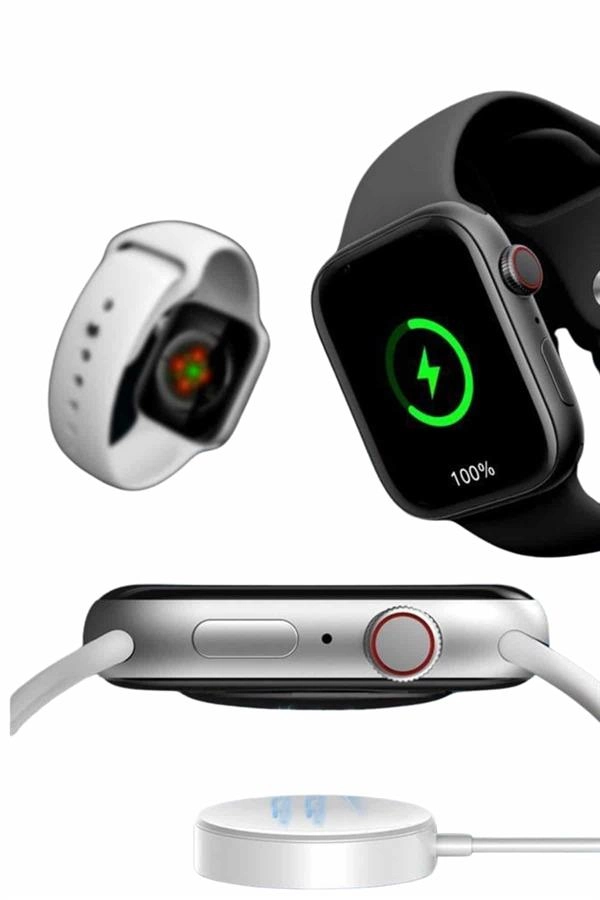 Yeni Model Akıllı Saat Dokunmatik Ekran Unisex Amoled Ekran 44 Mm ( Lisinya )