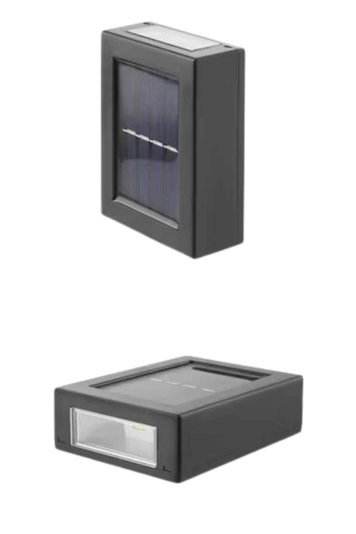 Yeni Model Solar Çift Taraflı Duvar Lambası Dekoratif Duvar Lambası ( Lisinya )