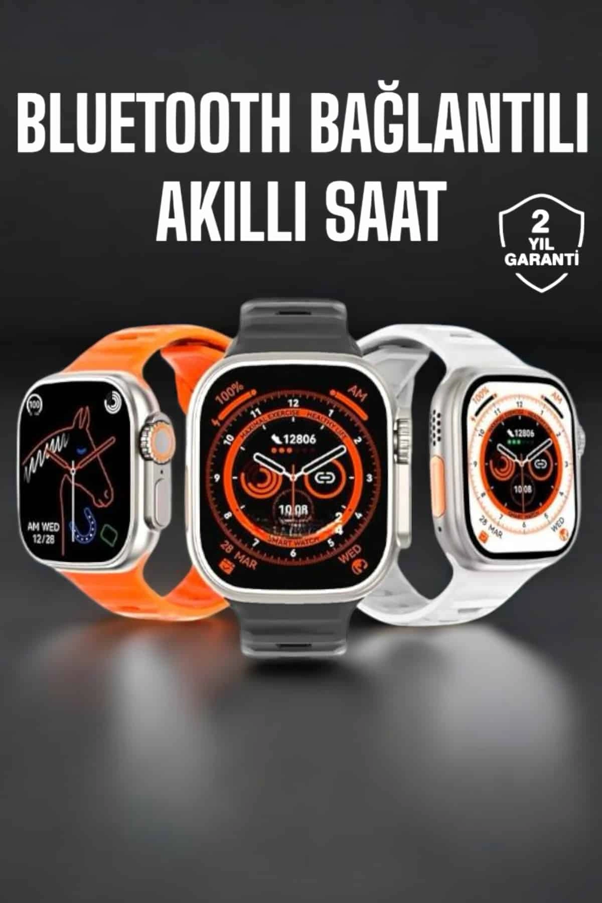 Yeni Nesil Akıllı Saat Adımsayar, Gps, Nabız Ölçer, Uyku Ve Sağlık Takibi ( Lisinya )