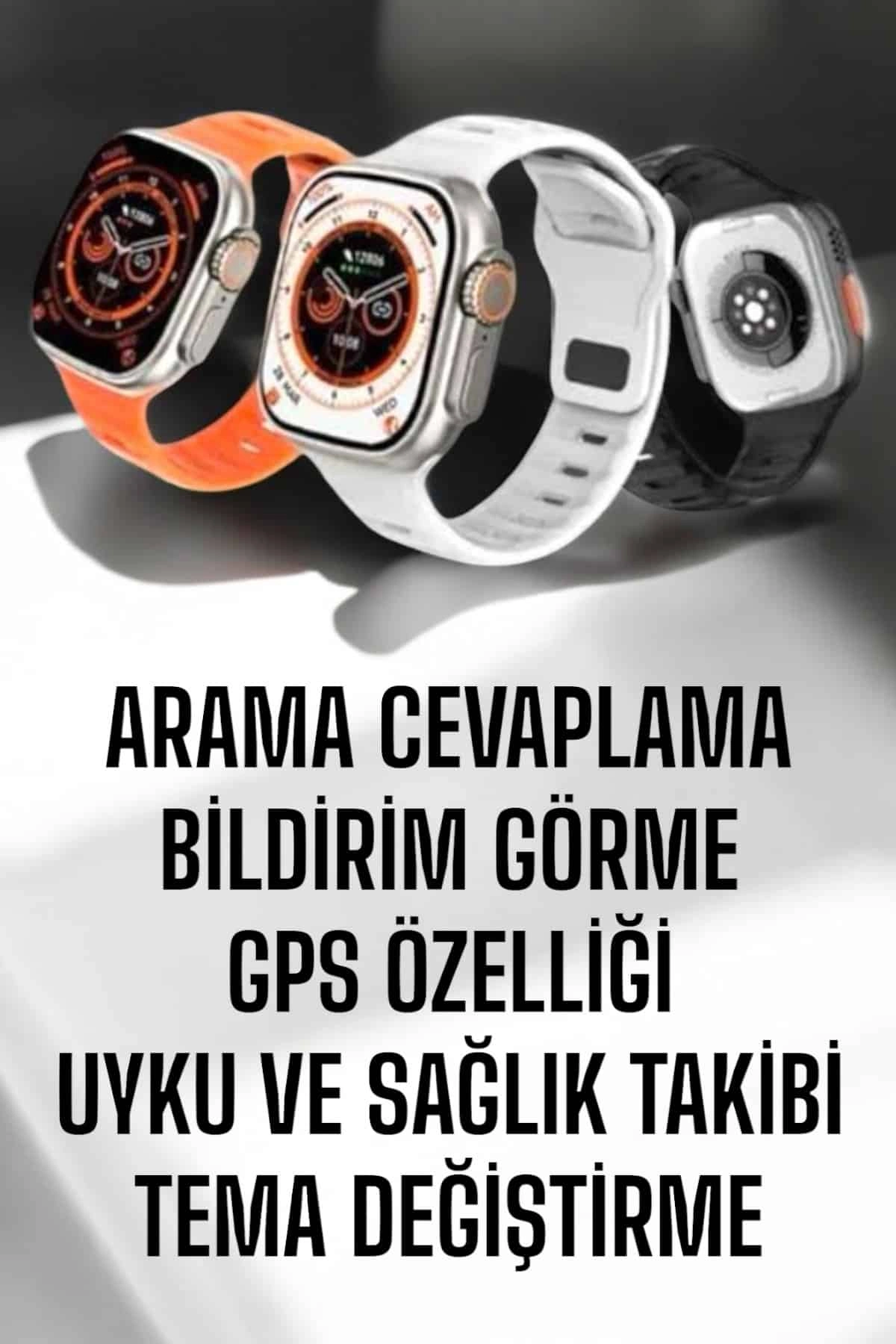 Yeni Nesil Akıllı Saat Adımsayar, Gps, Nabız Ölçer, Uyku Ve Sağlık Takibi ( Lisinya )