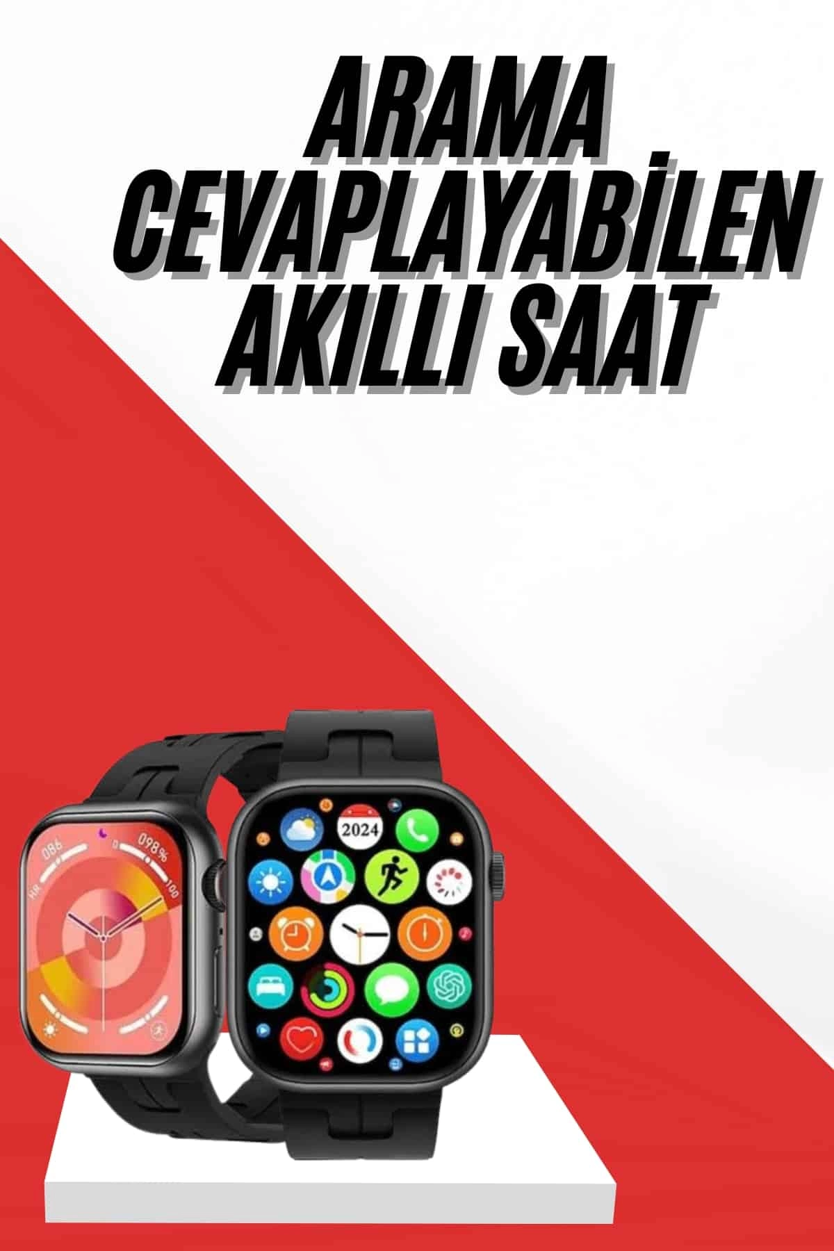 Yeni Nesil Akıllı Saat Amoled Ekran Yüksek Çözünürlüklü 41 Mm Kasa ( Lisinya )