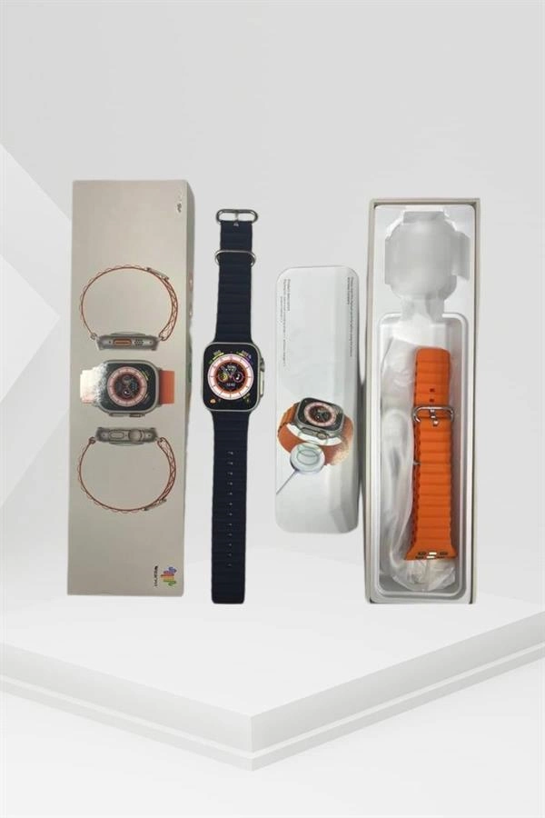 Yeni Nesil Akıllı Saat Android Ve İos Uyumlu 49 Mm Nfc Özelliği Gps Takibi ( Lisinya )