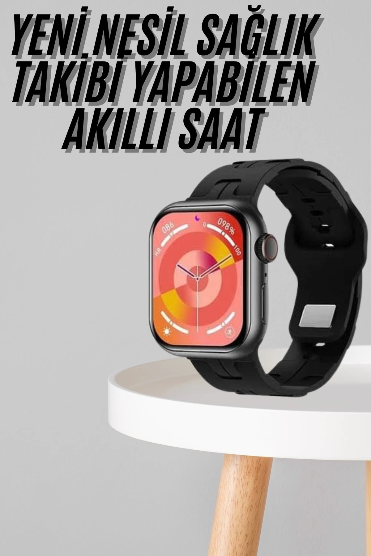 Yeni Nesil Akıllı Saat Çağrı Cevaplama Müzik Dinleme Plastik Kordon Mesaj Bildirimleri ( Lisinya )