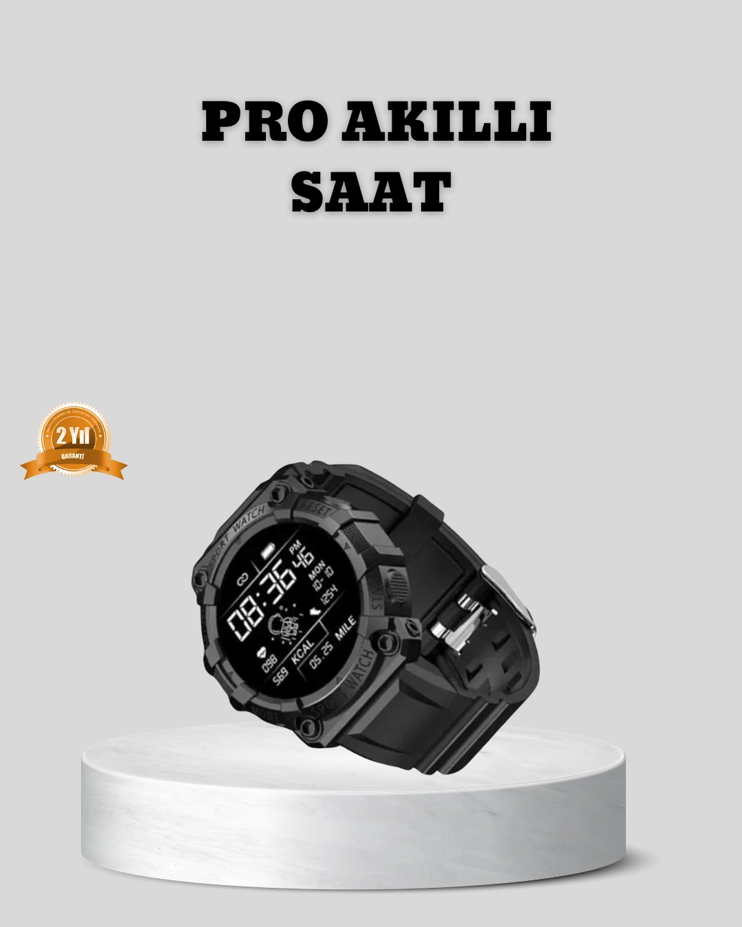 Yeni Nesil Akıllı Saat – Nabız Ölçer, Uyku Takip, Bluetooth Uyumlu, Şık Tasarım ( Lisinya )