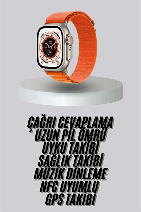 Yeni Nesil Akıllı Saat Uyku Ve Sağlık Takibi Titeşimli Sesli Arama Mesaj Ve Bildirim Görme ( Lisinya )