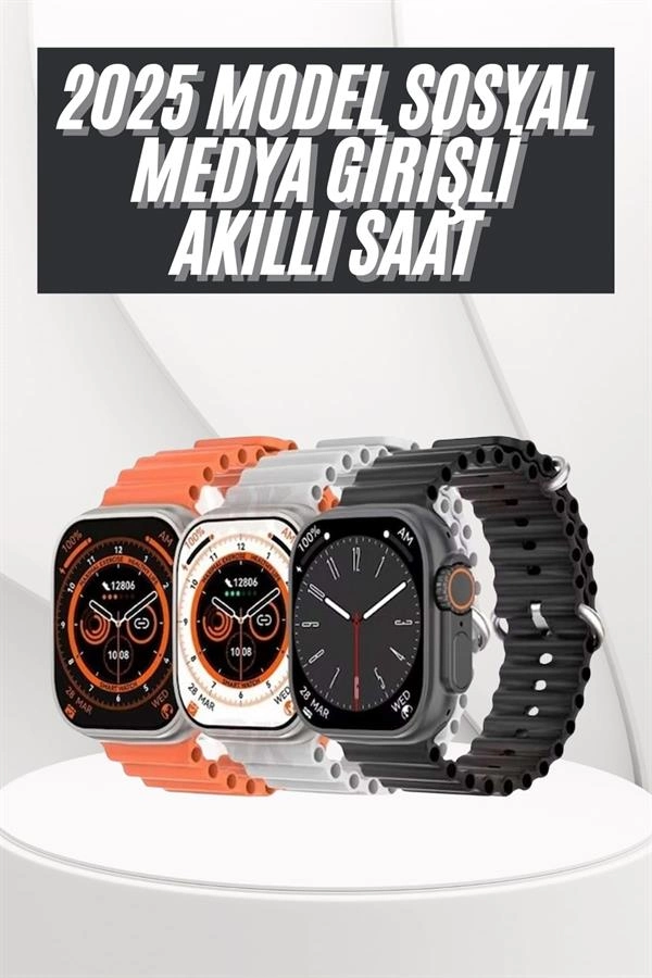 Yeni Nesil Akıllı Saat Uyku Ve Sağlık Takibi Titeşimli Sesli Arama Mesaj Ve Bildirim Görme ( Lisinya )