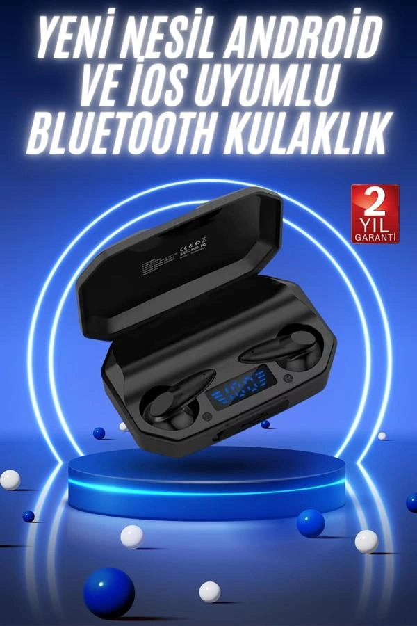 Yeni Nesil Android Ve İos Uyumlu Siyah Profesyonel  Kulaklığı ( Lisinya )