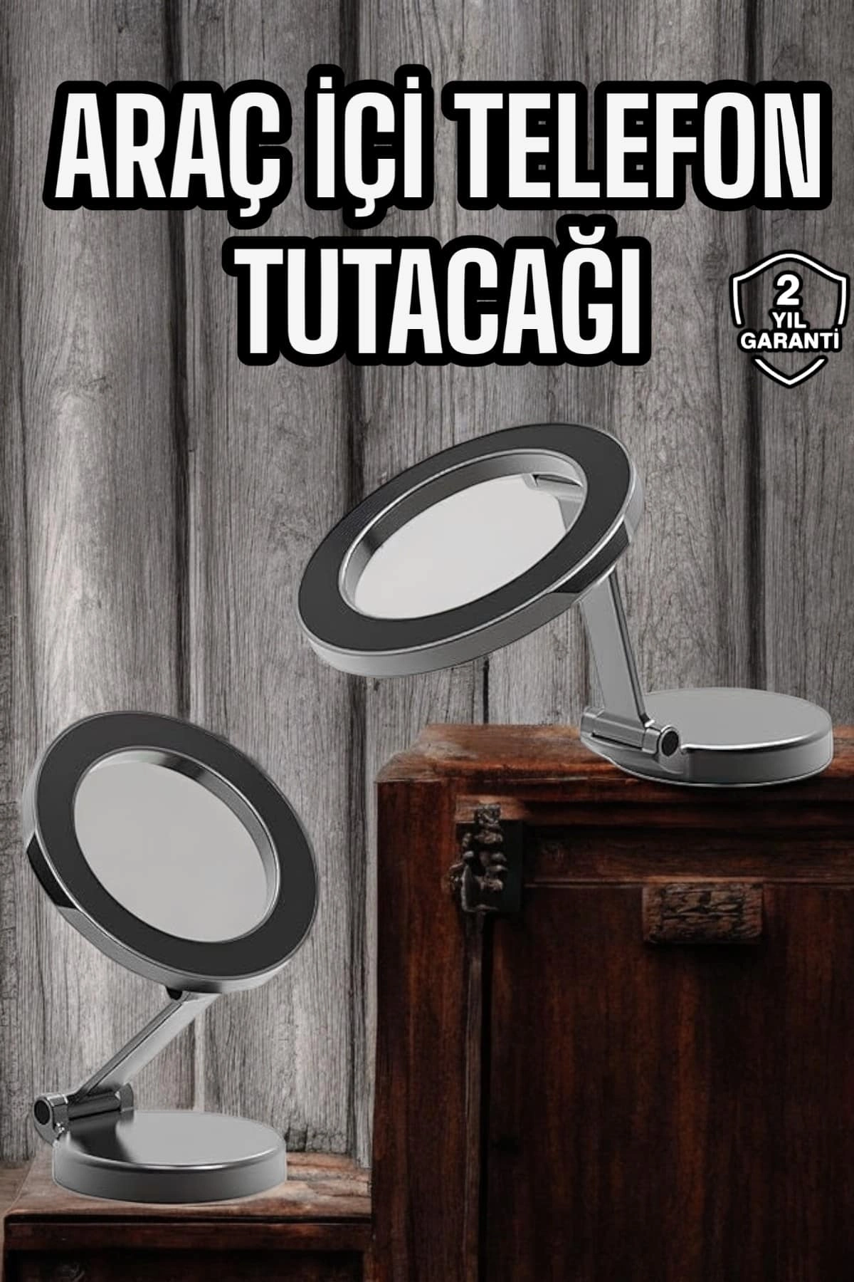 Yeni Nesil Araç İçi Mıknatıslı Telefon Tutacağı Tüm Telefonlara Uyumlu ( Lisinya )