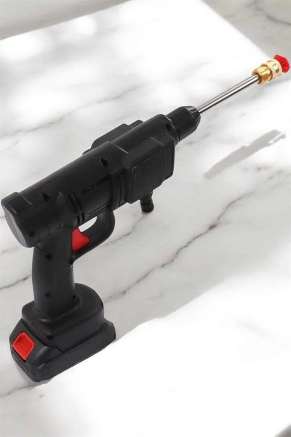 Yeni Nesil Araç Yıkama Şarjlı Tabancası Basınçlı Su Hazneli ( Lisinya )