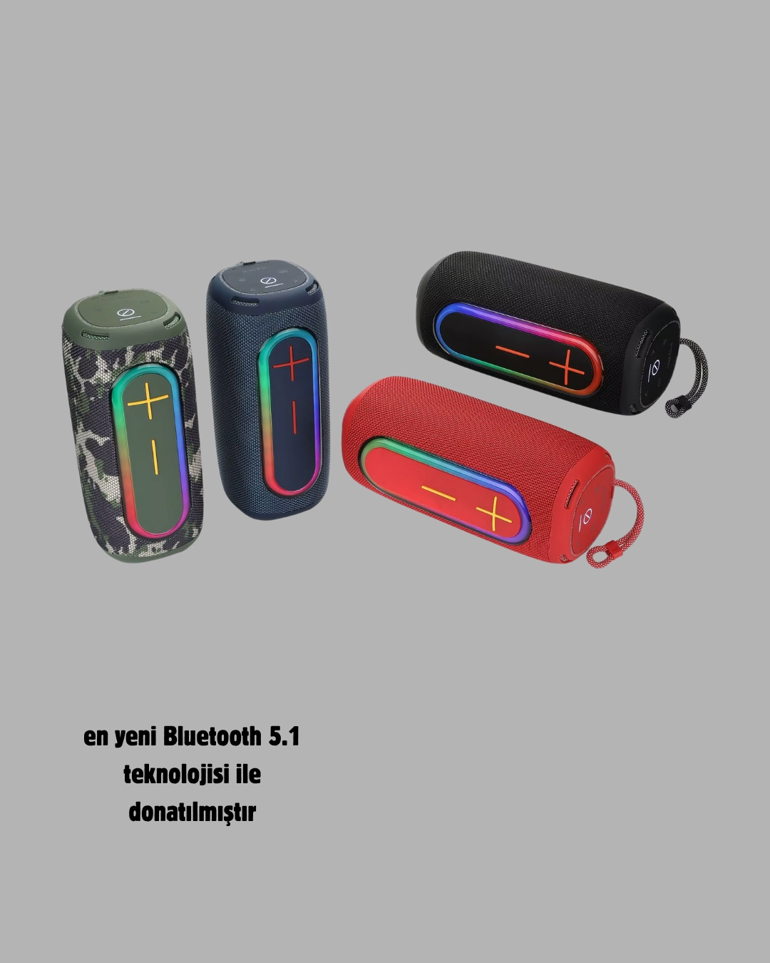 Yeni Nesil Bluetooth 5.1 Hoparlör – Güçlü Ses, Hızlı Bağlantı, Uzun Pil Ömrü ( Lisinya )