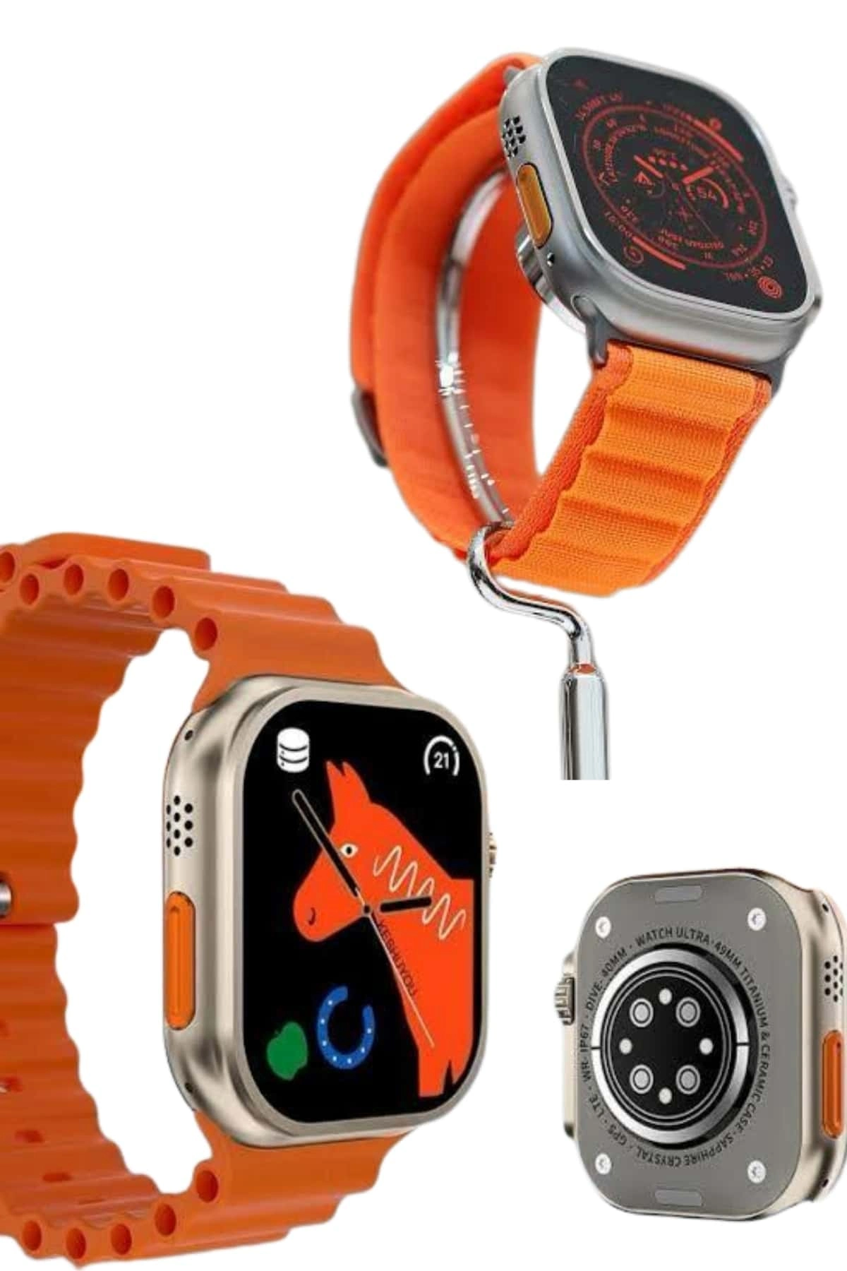 Yeni Nesil Bluetooth Bağlantılı Akıllı Saat Sosyal Medya Girişli Uyku Takibi ( Lisinya )