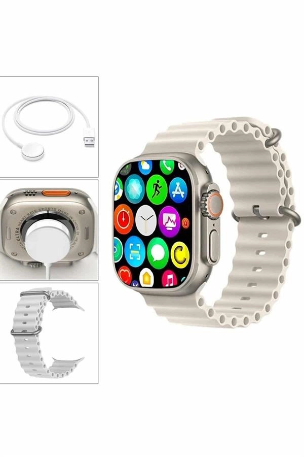 Yeni Nesil Bluetooth Bağlantılı Akıllı Saat Sosyal Medya Girişli Uyku Takibi ( Lisinya )