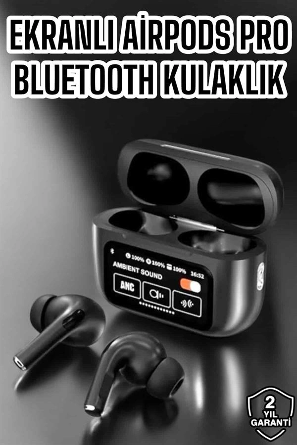 Yeni Nesil Bluetooth Kulaklık Ekranlı Yüksek Ses Kaliteli Uzun Şarj Süreli ( Lisinya )