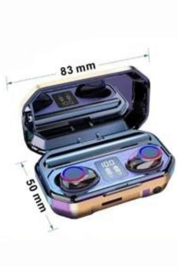 Yeni Nesil Bluetooth Kulaklık Uzun Pil Ömrü El Fenerli Dijital Şarj Göstergeli ( Lisinya )