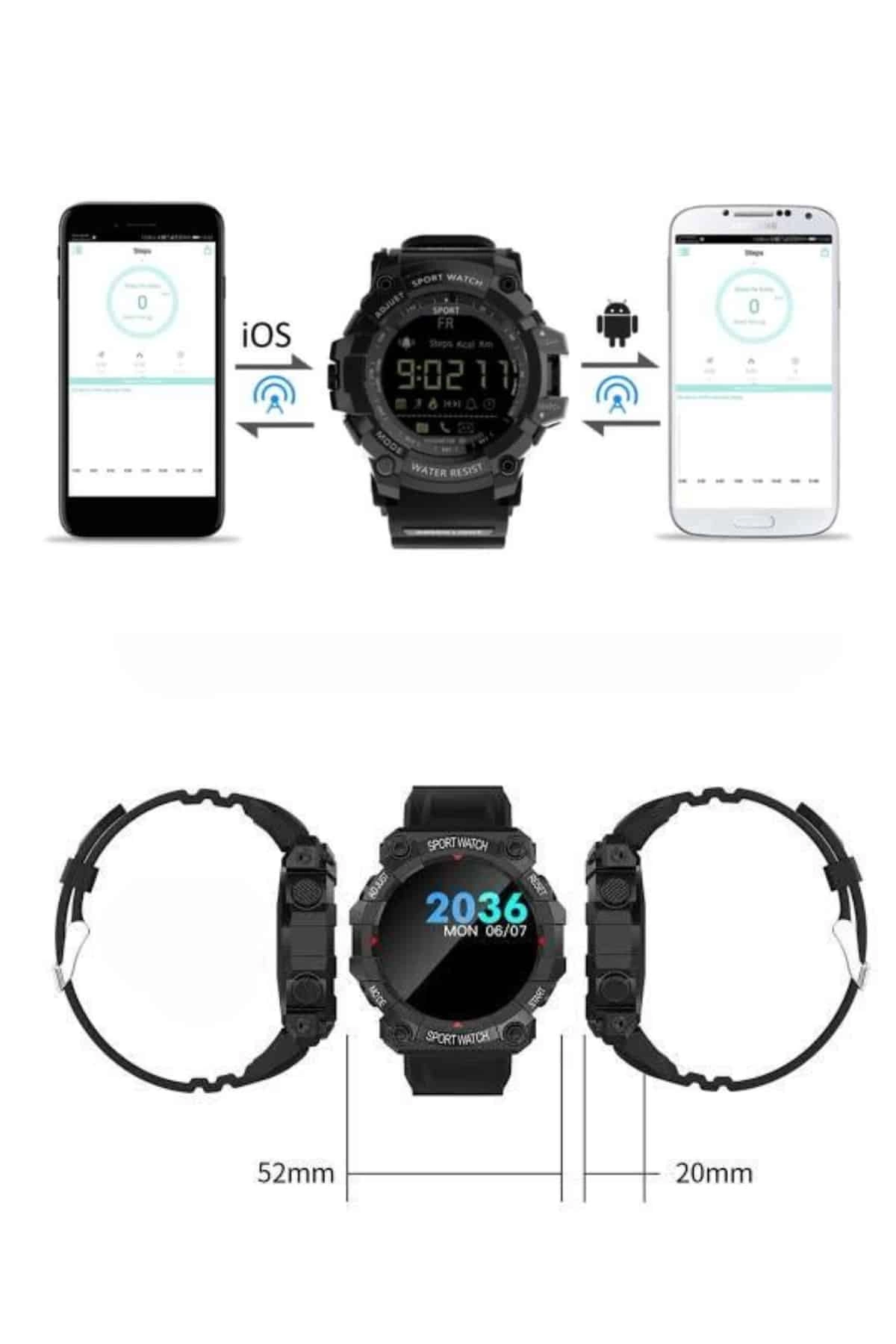 Yeni Nesil Çok Fonksiyonlu Uyku Ve Sağlık Takibi Yapabilen Siyah ( Lisinya )