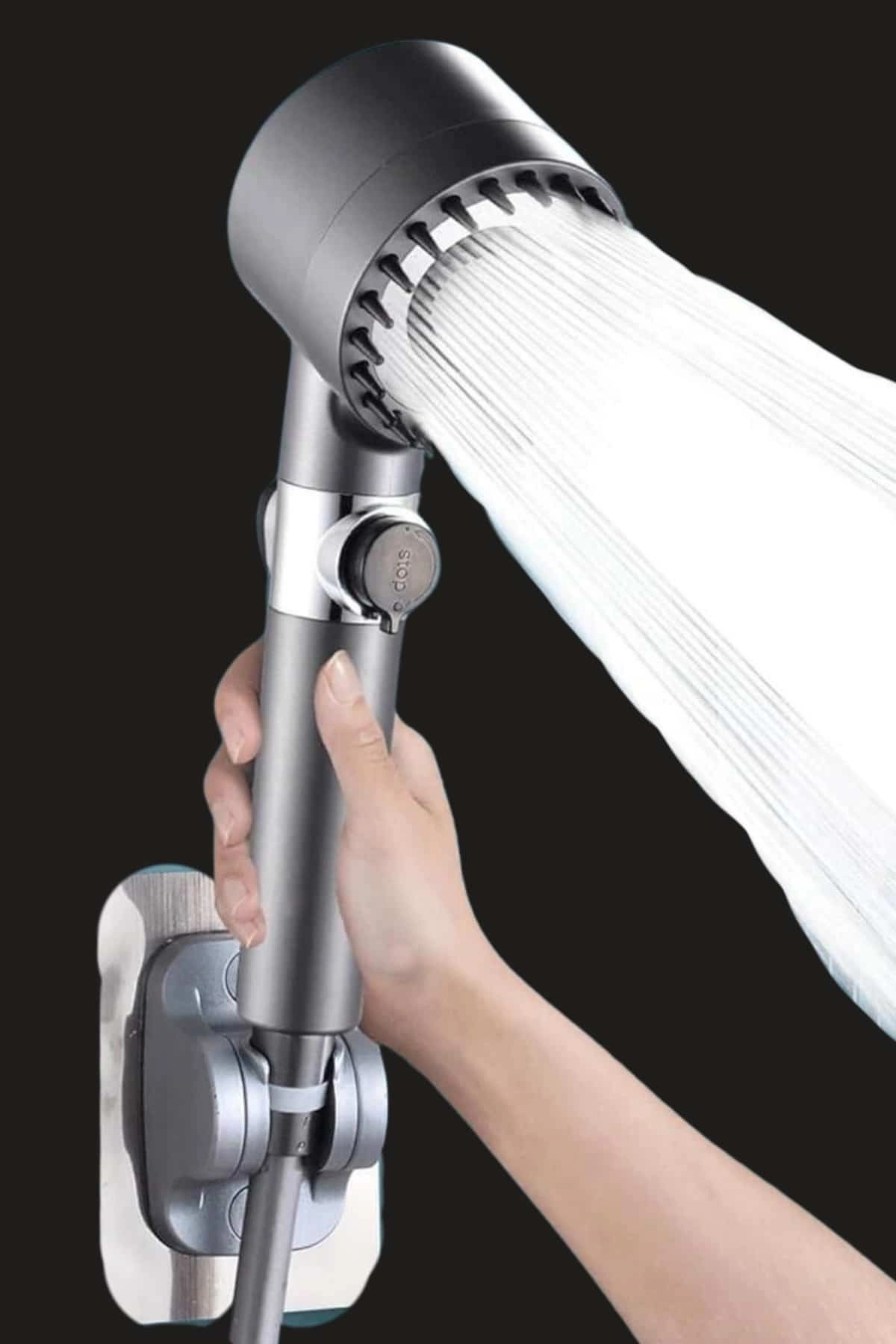 Yeni Nesil Duş Başlığı Paslanmaz Çelik Masaj Etkili Ergonomik Tasarım Su Basınçlı ( Lisinya )