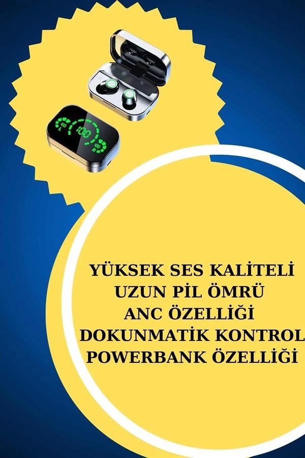 Yeni Nesil Kaliteli Akıllı Saat Ve Kablosuz Bluetooth Kulaklık  Yüksek Ses Kaliteli ( Lisinya )