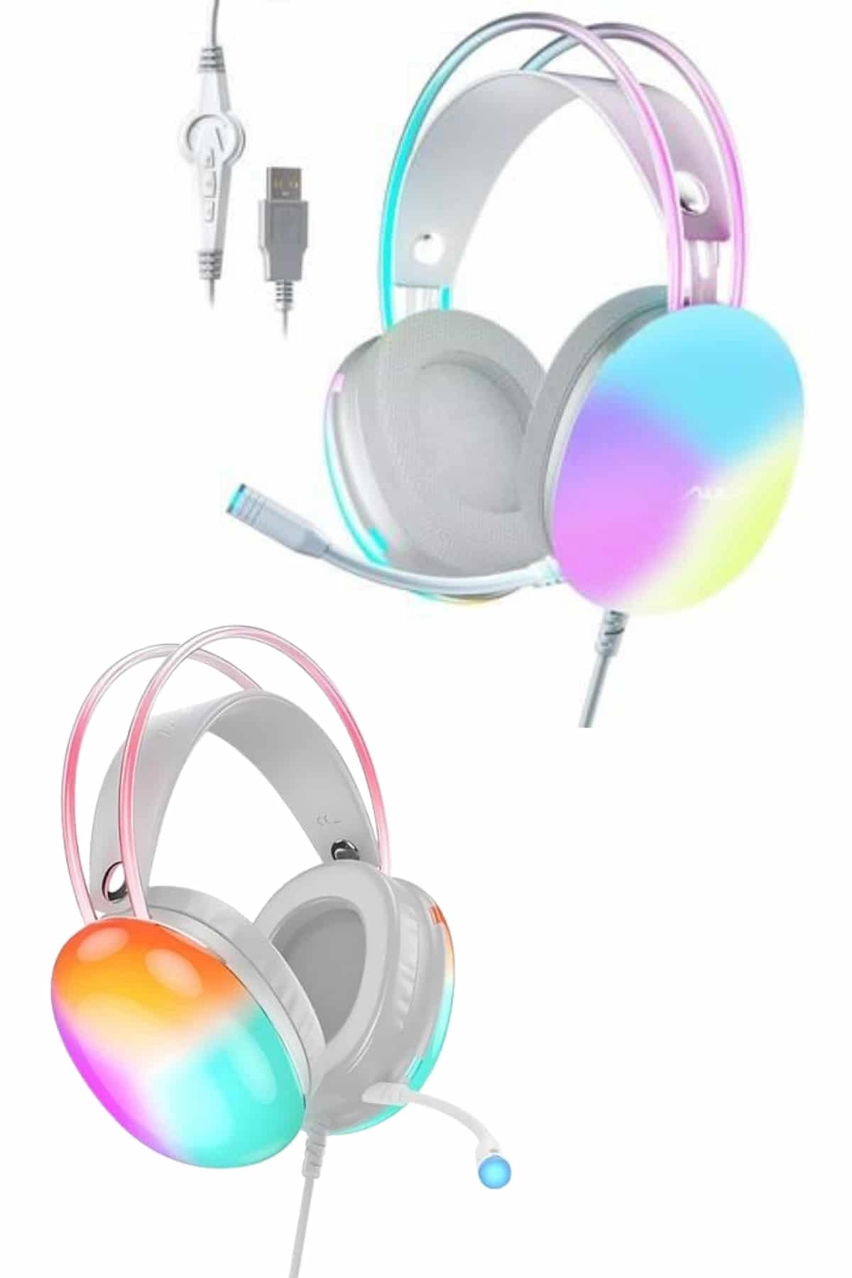 Yeni Nesil Kulak Üstü Kablosuz Uzun Ömürlü Rgb Işıklı Bluetooth Kulaklık ( Lisinya )