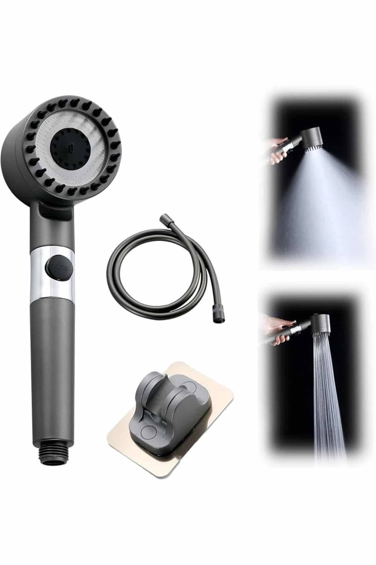 Yeni Nesil Masaj Etkili Duş Başlığı Su Basınçlı Tazyikli Özel ( Lisinya )