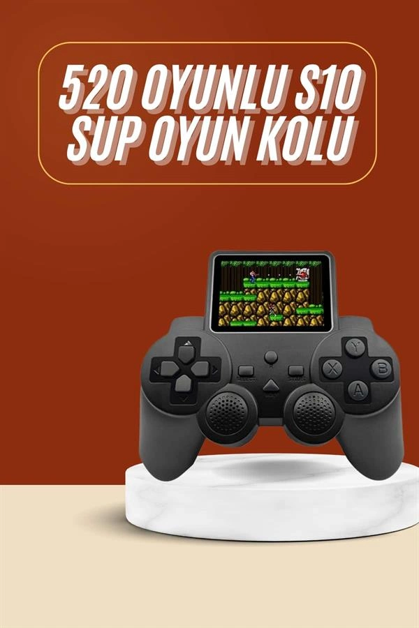 Yeni Nesil Mini Atari 520 Retro Oyunlu S10 El Atarisi Video Oyun Konsolu ( Lisinya )