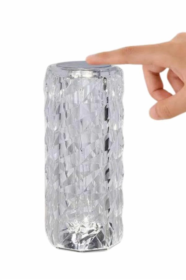 Yeni Nesil Modern Kristal Masa Ve Gece Lambası Dokunmatik Renk Değiştirebilen ( Lisinya )