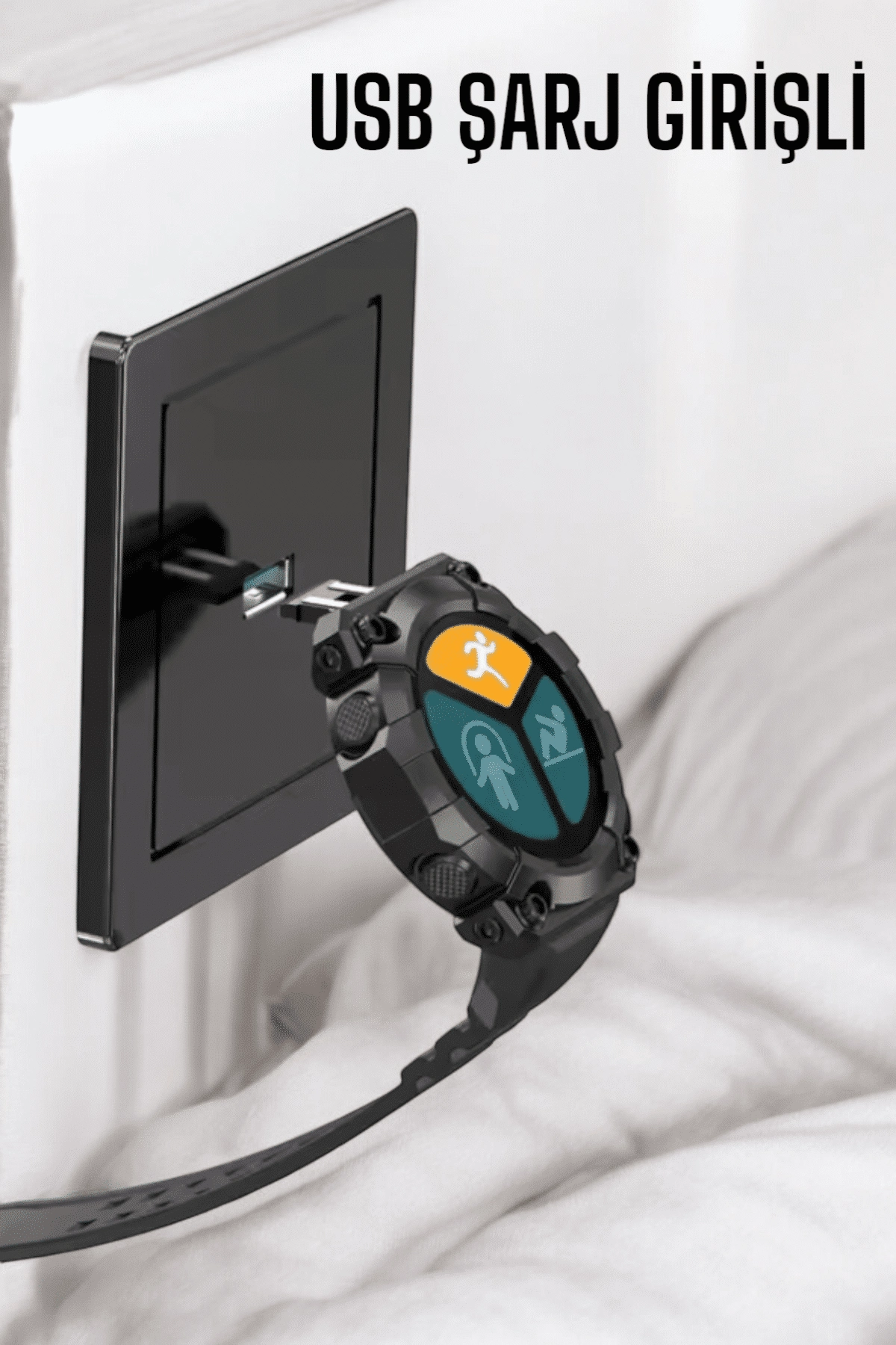 Yeni Nesil Pro Akıllı Saat Sağlık Ve Spor Takibi Yapabilen ( Lisinya )