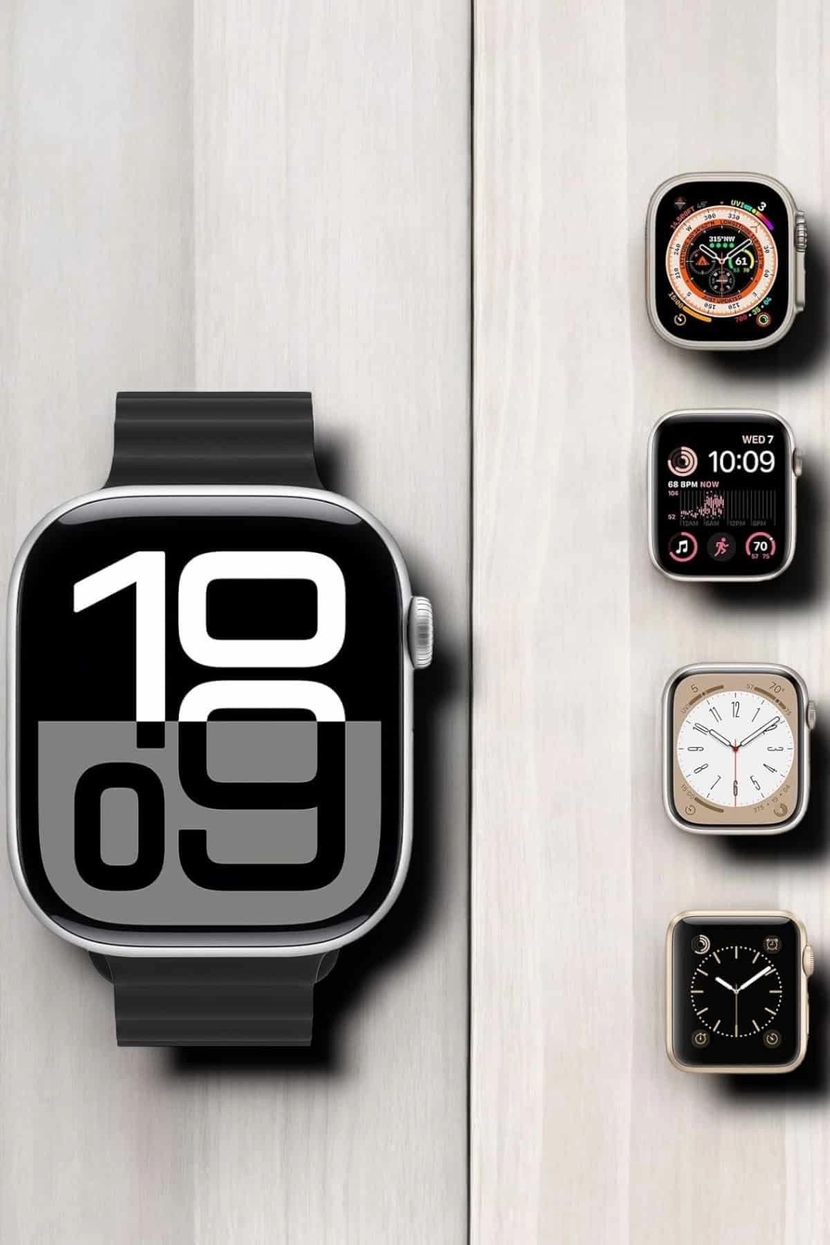 Yeni Nesil Ultra Akıllı Saat Titreşimli, Uyku & Sağlık Takibi, Çift Kordon ( Lisinya )