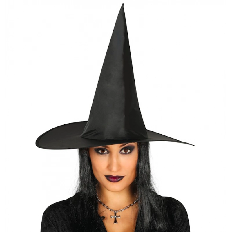 Yetişkin Boy Siyah Cadı Şapkası Ve Uzun Siyah Cadı Peruğu ( Lisinya ) Yetişkin Boy Siyah Cadı Şapkası Ve Uzun Siyah Cadı Peruğu ( Lisinya )