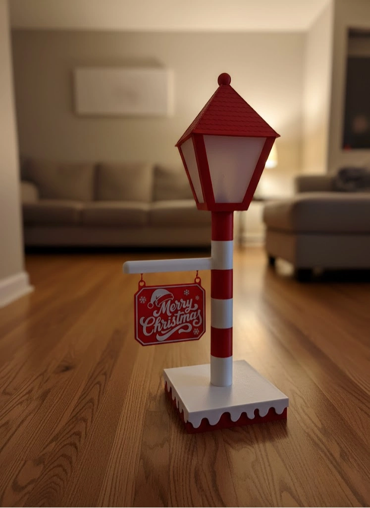 Yılbaşı Tabelalı Dekoratif Lamba Merry Christmas Işıklı Tasarım ( Lisinya )