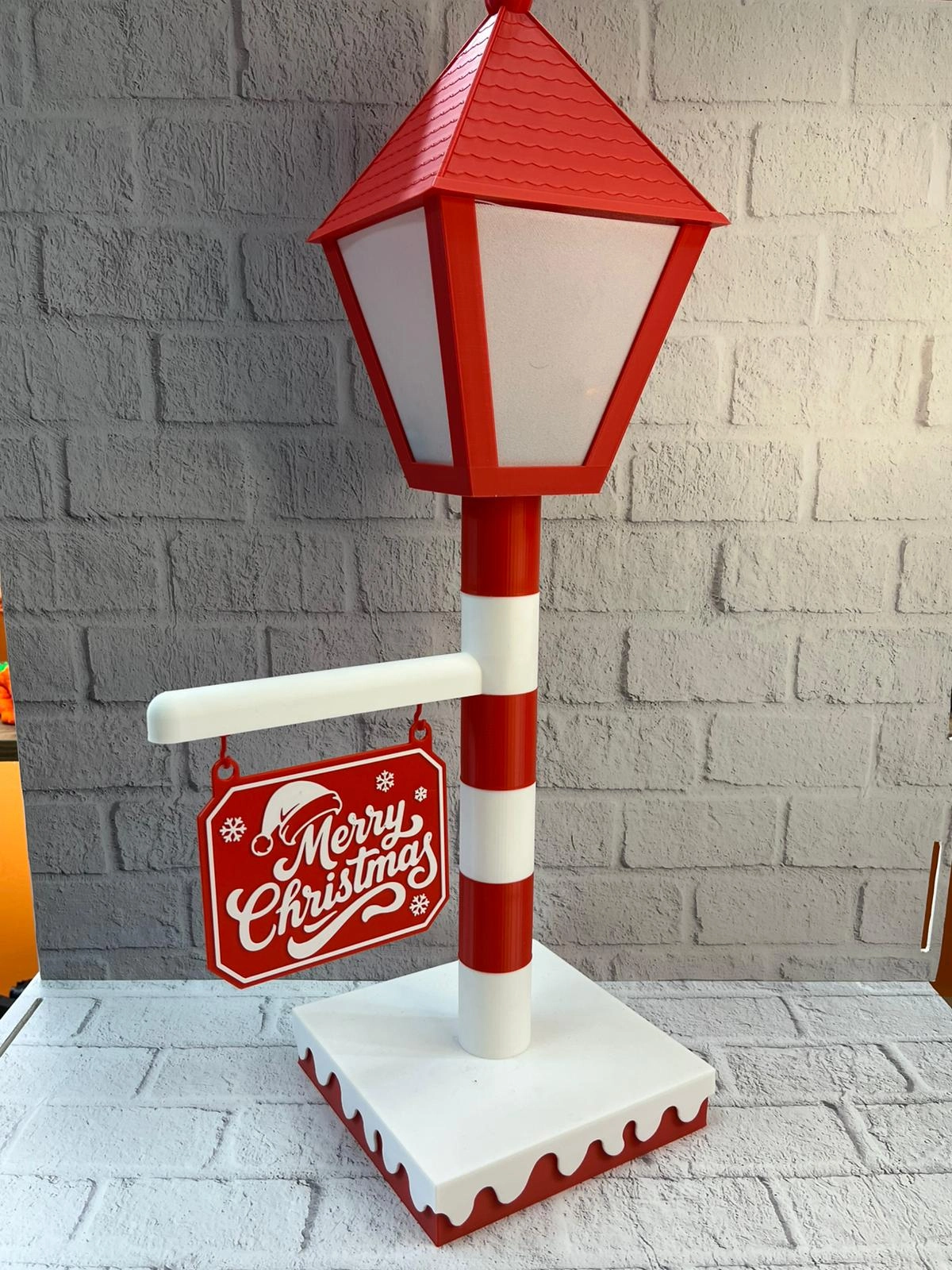 Yılbaşı Tabelalı Dekoratif Lamba Merry Christmas Işıklı Tasarım ( Lisinya )