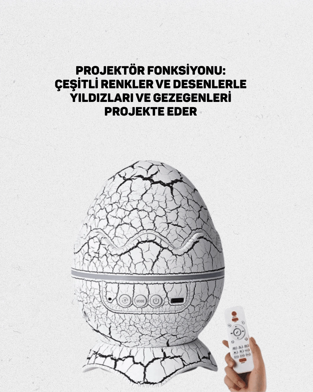 Yıldız Gökyüzü Efektli Çok Modlu Gece Işığı ( Lisinya )