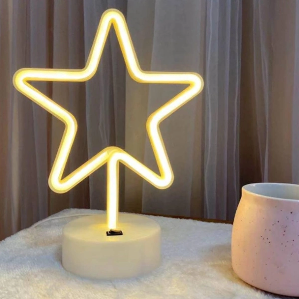 Yıldız Neon Led Lamba ( Lisinya )