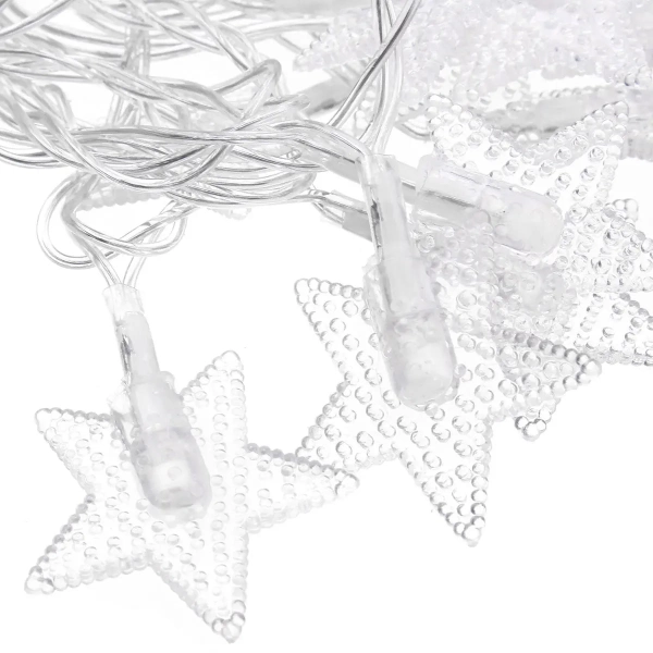 Yıldız Tasarımlı 20 Led Usb Aydınlatma ( Lisinya )