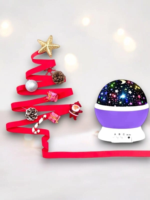 Yıldızlı Gökyüzü Efektli Projektörlü Masa Ve Gece Lambası ( Lisinya )