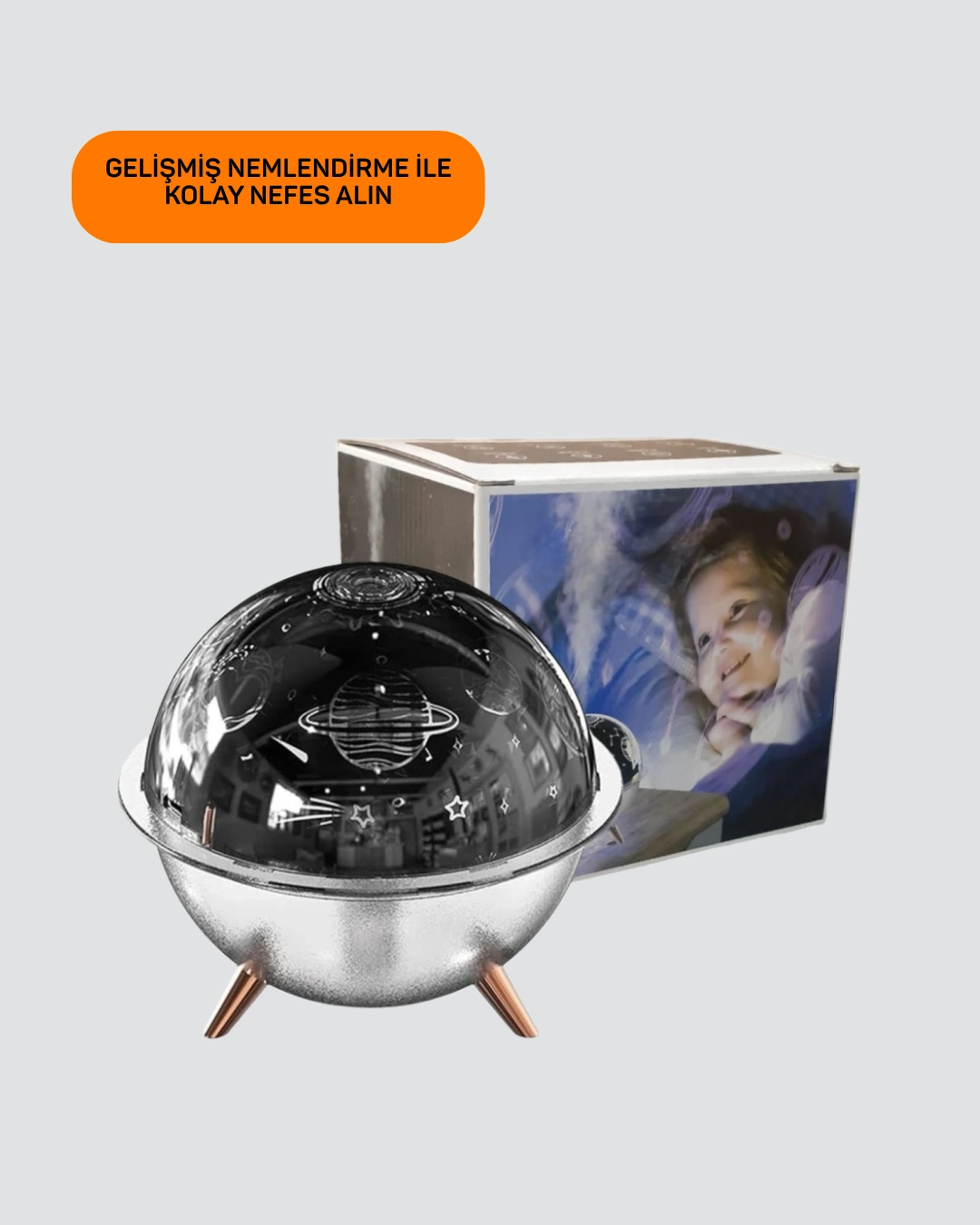 Yıldızlı Gökyüzü Efektli Uzay Temalı Nemlendirici Lamba ( Lisinya ) Yıldızlı Gökyüzü Efektli Uzay Temalı Nemlendirici Lamba ( Lisinya )