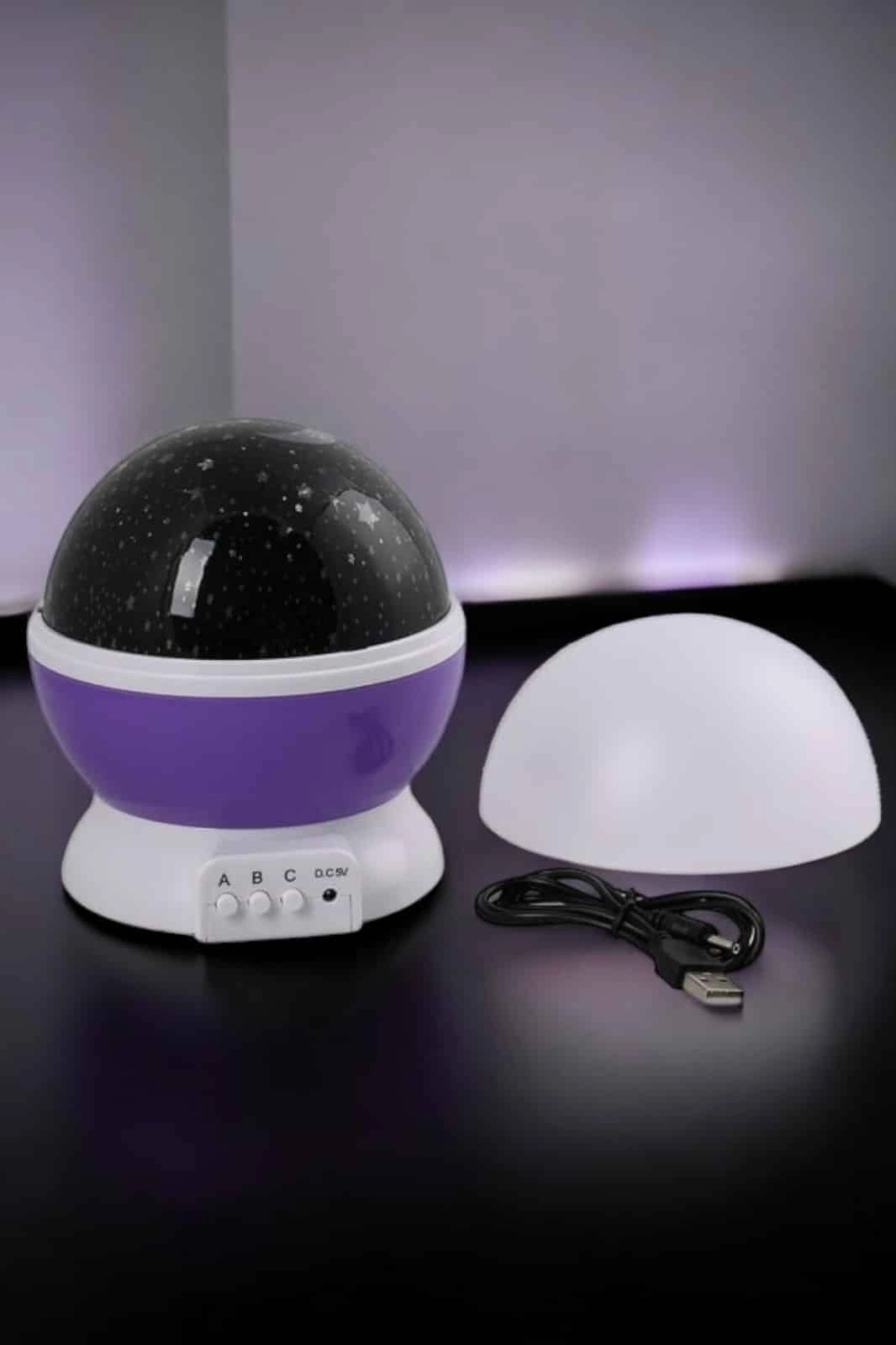 Yıldızlı Gökyüzü Projeksiyon Gece Lambası Hareketli Işık Şovu ( Lisinya )