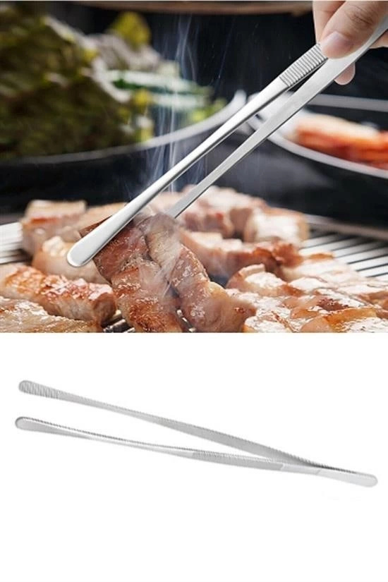 Yiyecek Servis Maşası Air Fryer Master Chef Şef Cımbızı Et Kızartma Barbekü Aleti 30 Cm ( Lisinya ) Yiyecek Servis Maşası Air Fryer Master Chef Şef Cımbızı Et Kızartma Barbekü Aleti 30 Cm ( Lisinya )