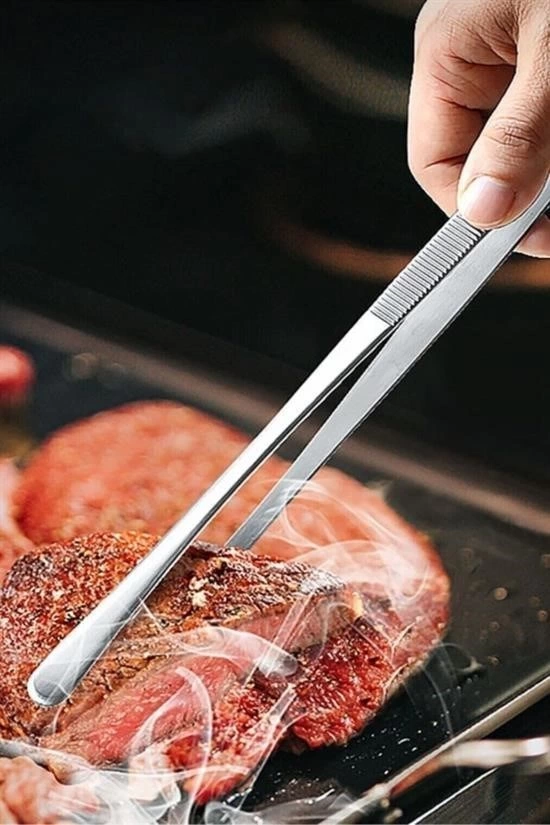 Yiyecek Servis Maşası Air Fryer Master Chef Şef Cımbızı Et Kızartma Barbekü Aleti 30 Cm ( Lisinya ) Yiyecek Servis Maşası Air Fryer Master Chef Şef Cımbızı Et Kızartma Barbekü Aleti 30 Cm ( Lisinya )