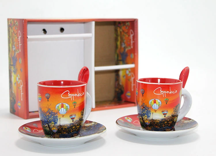 Yöresel İkili Fincan Seti Model 3 ( Lisinya ) Yöresel İkili Fincan Seti Model 3 ( Lisinya )