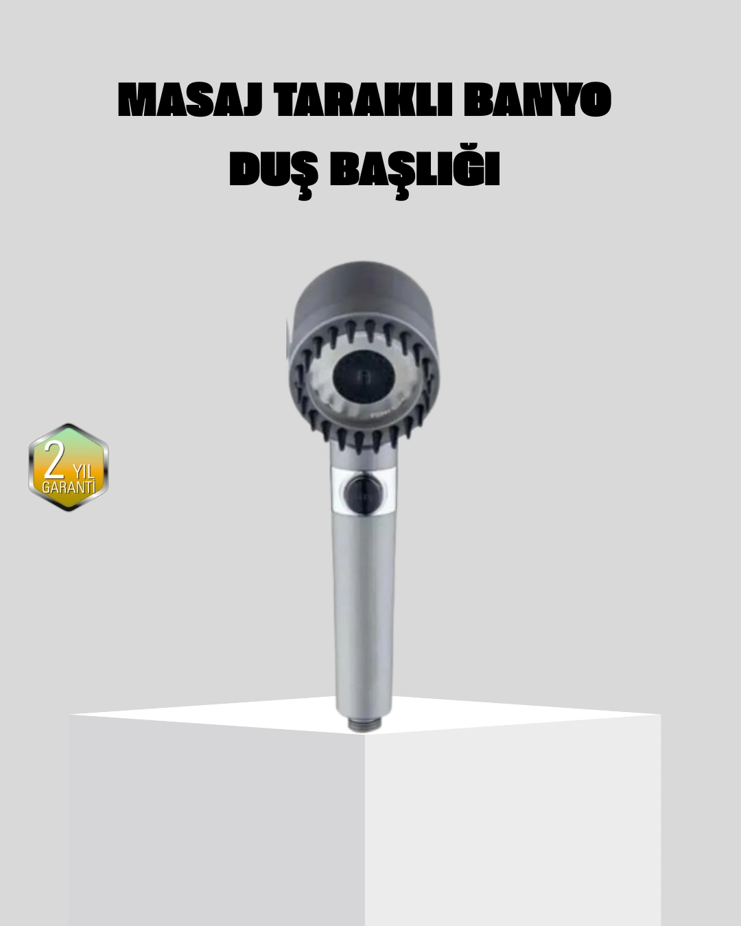 Yüksek Basınçlı Masajlı Duş Başlığı Su Tasarruflu ( Lisinya )