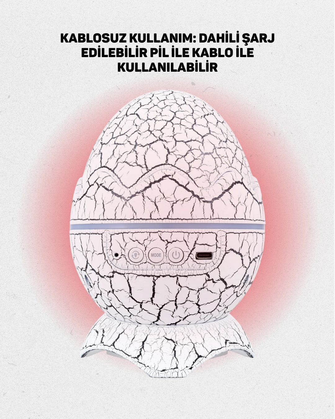 Yüksek Çözünürlüklü Led Galaksi Projektör + 19 Sesli Uyku Makinesi ( Lisinya )