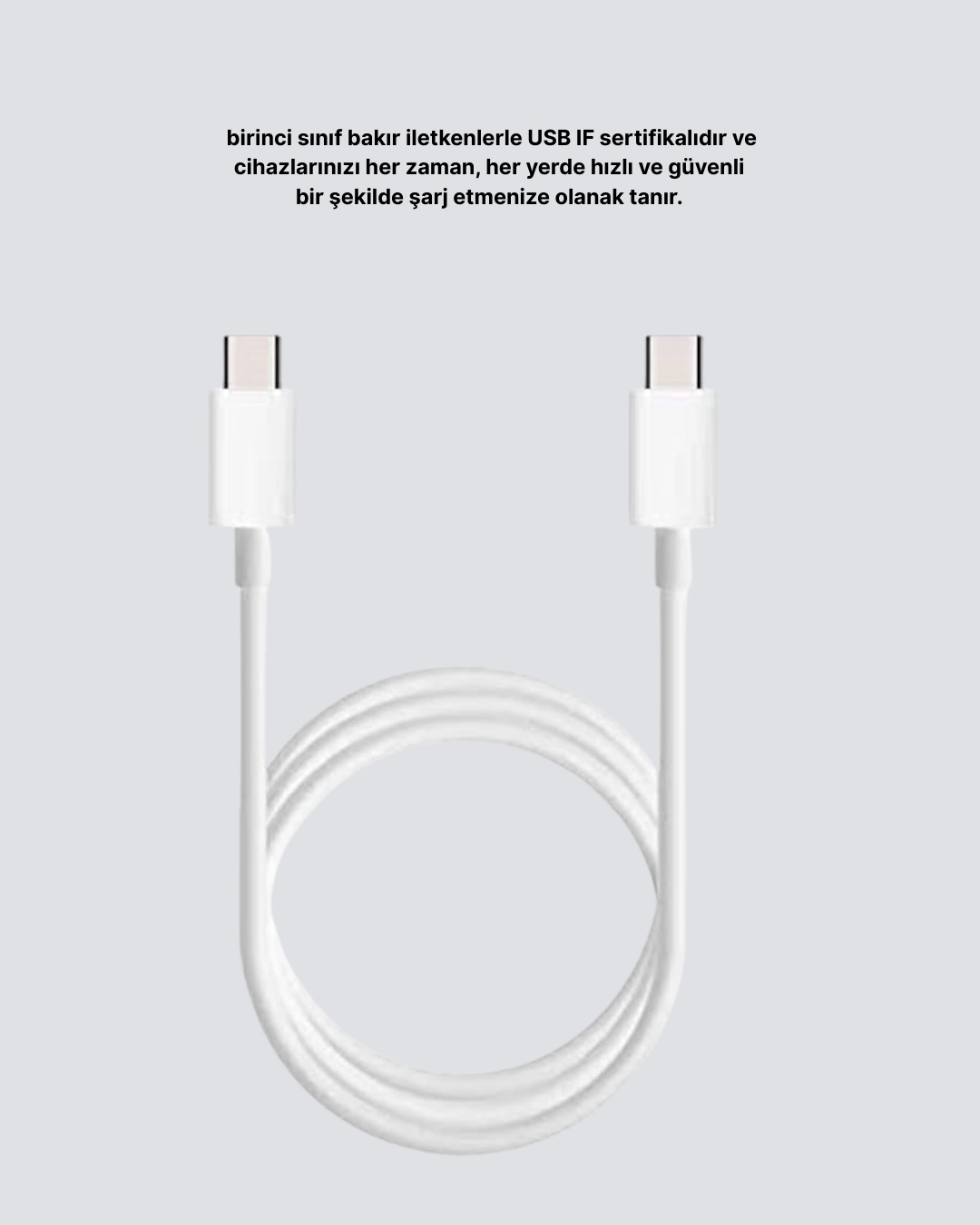 Yüksek Hızlı 30w 5.0a Type-c Kablo Şarj ( Lisinya )