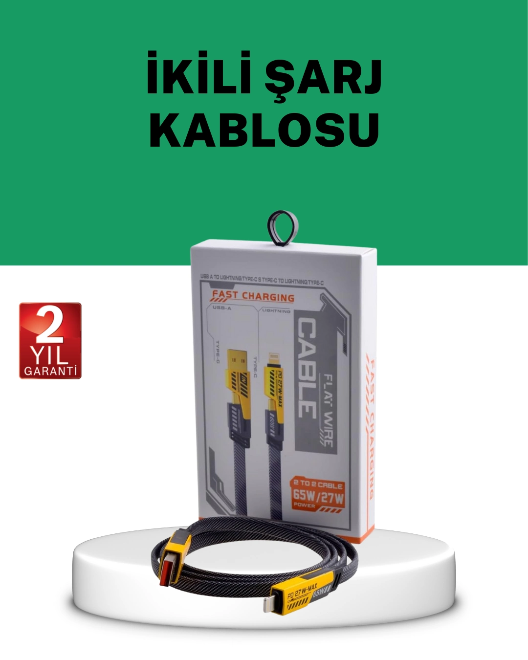 Yüksek Hızlı 65w Güç Çıkışlı Çoklu Cihaz Uyumlu Şarj Kablosu ( Lisinya ) Yüksek Hızlı 65w Güç Çıkışlı Çoklu Cihaz Uyumlu Şarj Kablosu ( Lisinya )