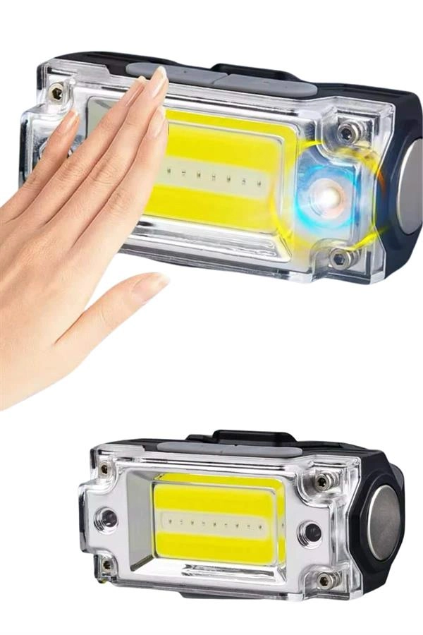 Yüksek Işıklı Şarjlı Ve Sensörlü Led Kafa Lambası Kamp Lambası ( Lisinya )