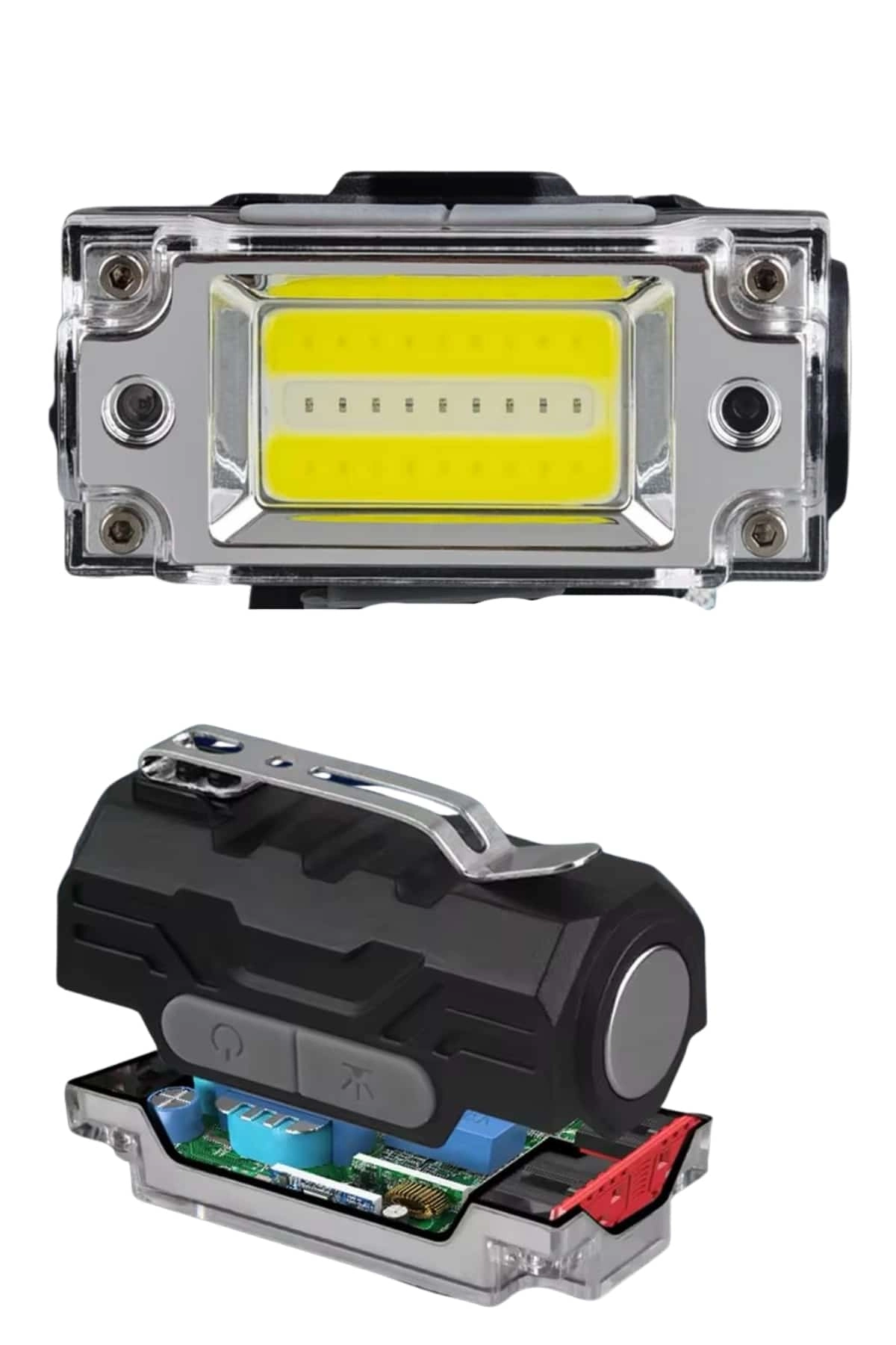 Yüksek Işıklı Şarjlı Ve Sensörlü Led Kafa Lambası Kamp Lambası ( Lisinya )
